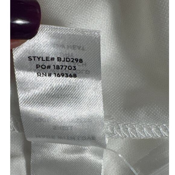 NWT Lulus Beautiful Perfection White Flutter Sleeve Embroidered Maxi Dress Sz S - Picture 7 of 13